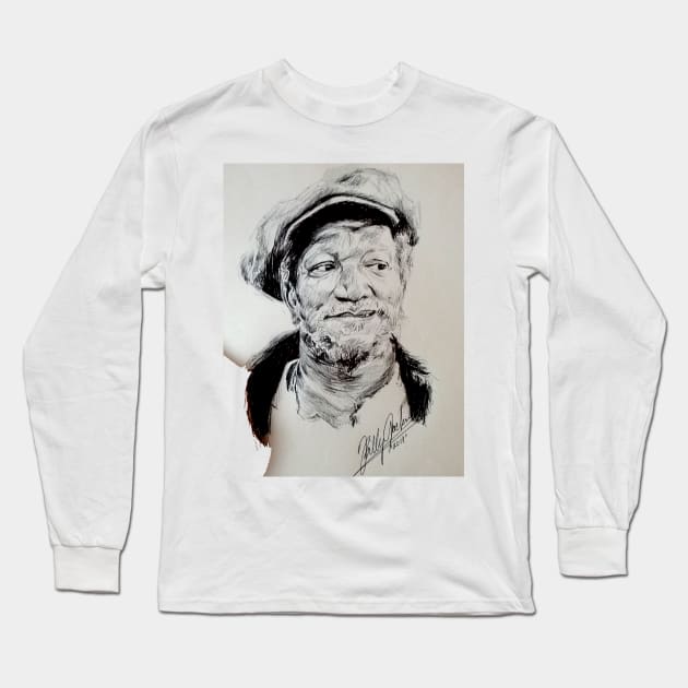 Redd Foxx Long Sleeve T-Shirt by cindybrady1986